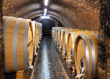 Brno Go from Brno Židlochovice region Monastery cellars